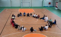 The training for physical education professionals and university students completed!